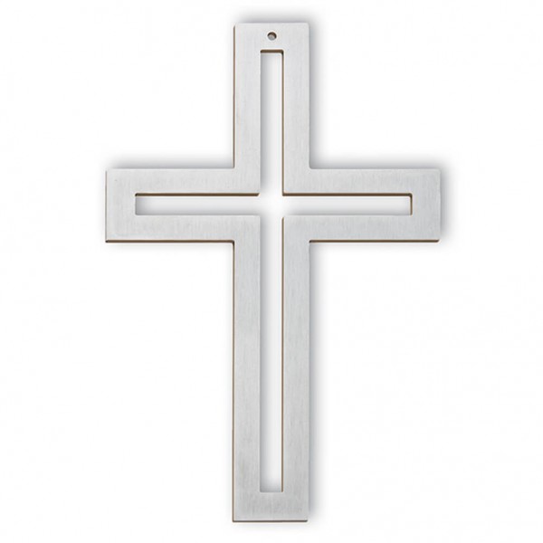 Edelstahlkreuz "Kreuz" 18 cm