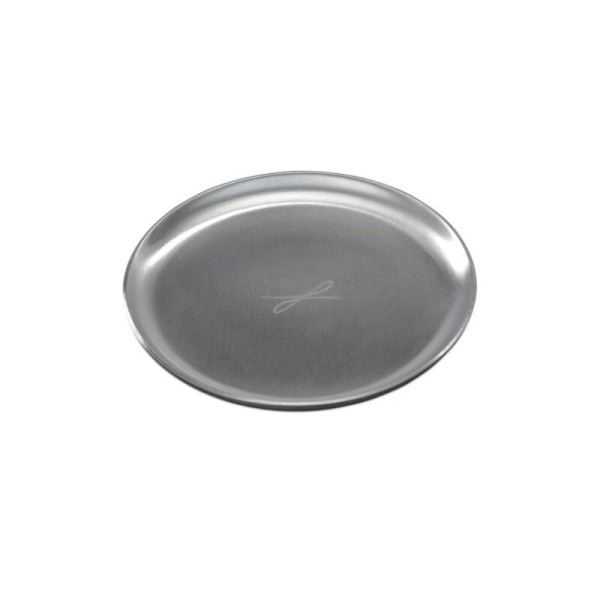Kerzenteller Rund Silber Durchmesser 10 cm