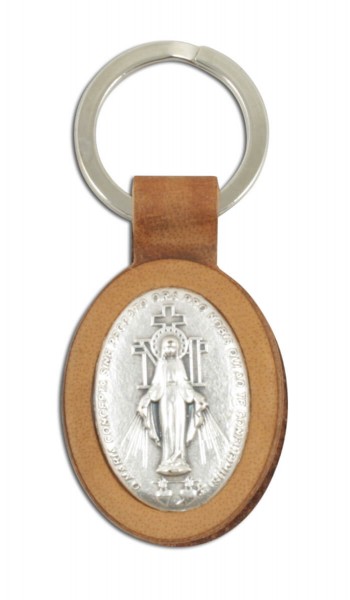 Schlüsselanhänger "Barmherziger Jesus - Madonna Empfängnis" 7,5 cm