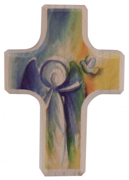 Handschmeichlerkreuz "Engel des Segens" Buchholz 6 x 4 cm