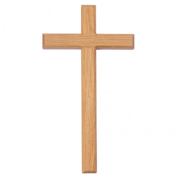 Holzkreuz aus Eiche natur 18 cm